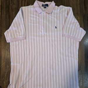 Pre-owned Polo By Ralph Laruen Pink Polo Shirt Size XXL
